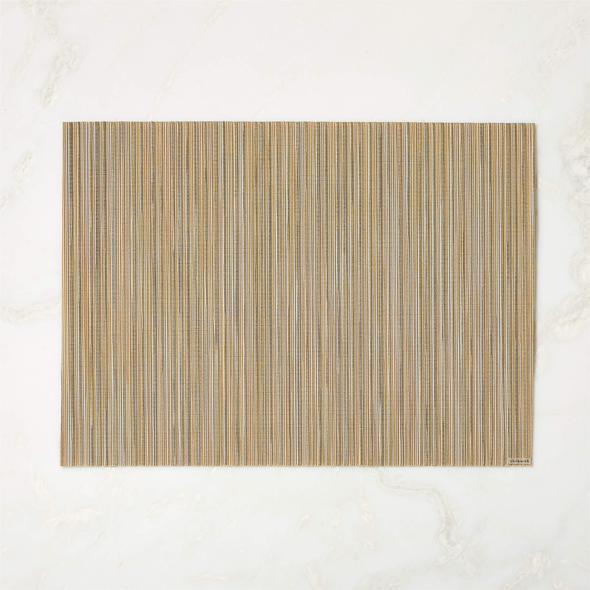 Chilewich Rib Weave Butterscotch Placemat + Reviews CB2