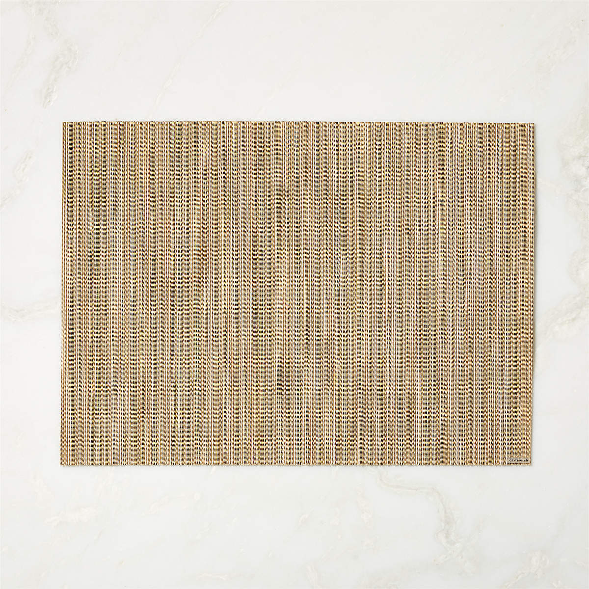 Chilewich Rib Weave Butterscotch Placemat + Reviews CB2