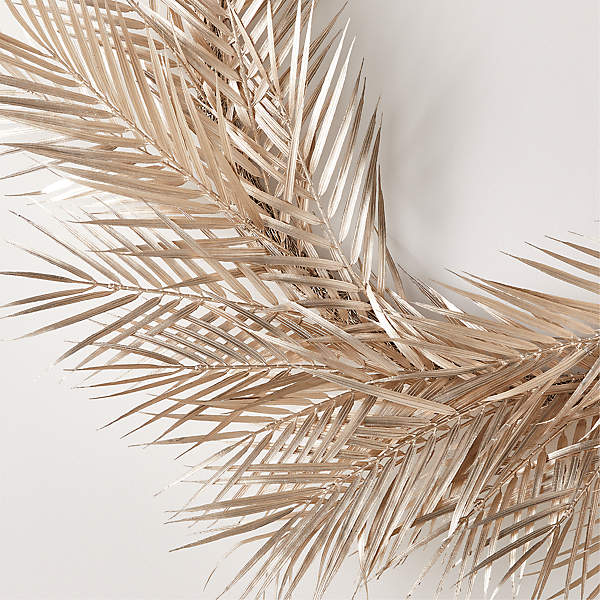 Faux Champagne Gold Phoenix Holiday Wreath 36