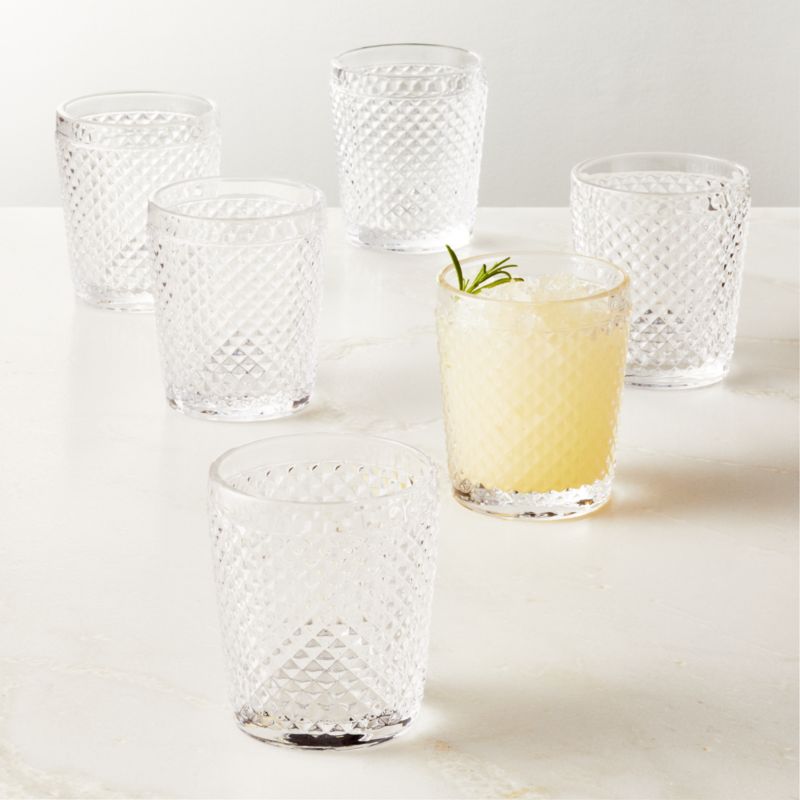 Chroma Clear Double Old-Fashioned Glasses Set of 6 - image 0 of 2