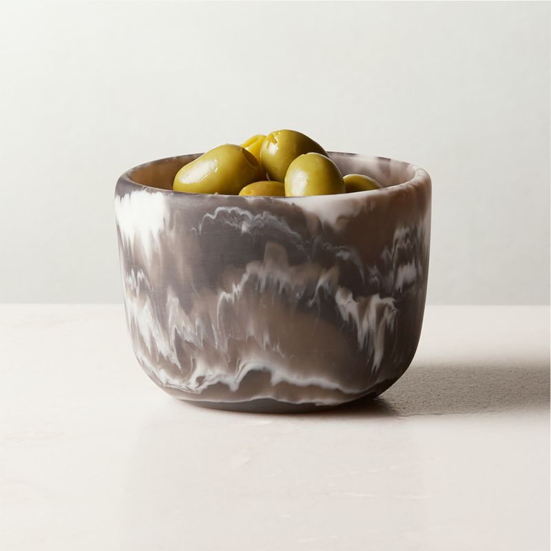 Churn Marbleized Resin Serving Bowl - image 1 of 3