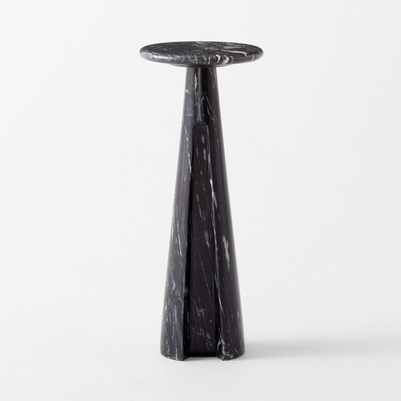 Ciccio Black Marble Side Table - image 6 of 13