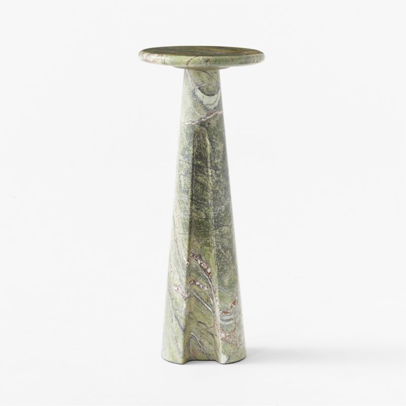 Ciccio Green Marble Side Table - image 7 of 12