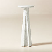 Ciccio White Marble Side Table