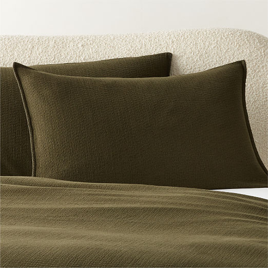 Standard Pillow Shams | CB2 Canada