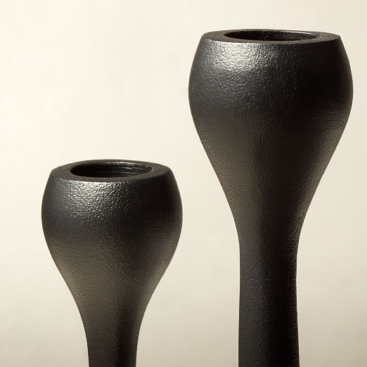 Cinq Black Multi Taper Candle Holder