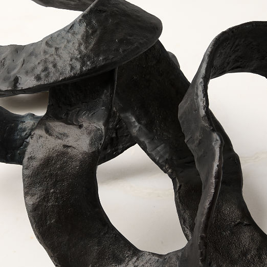 Cinta Black Aluminum Sculpture
