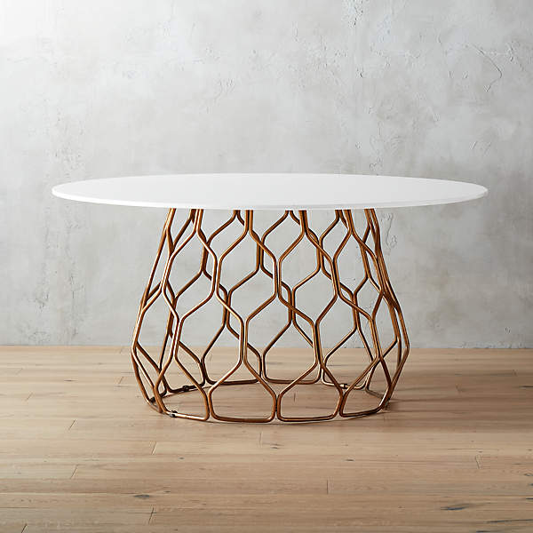 Circuit Dining Table Reviews Cb2, Cb2 White Round Table