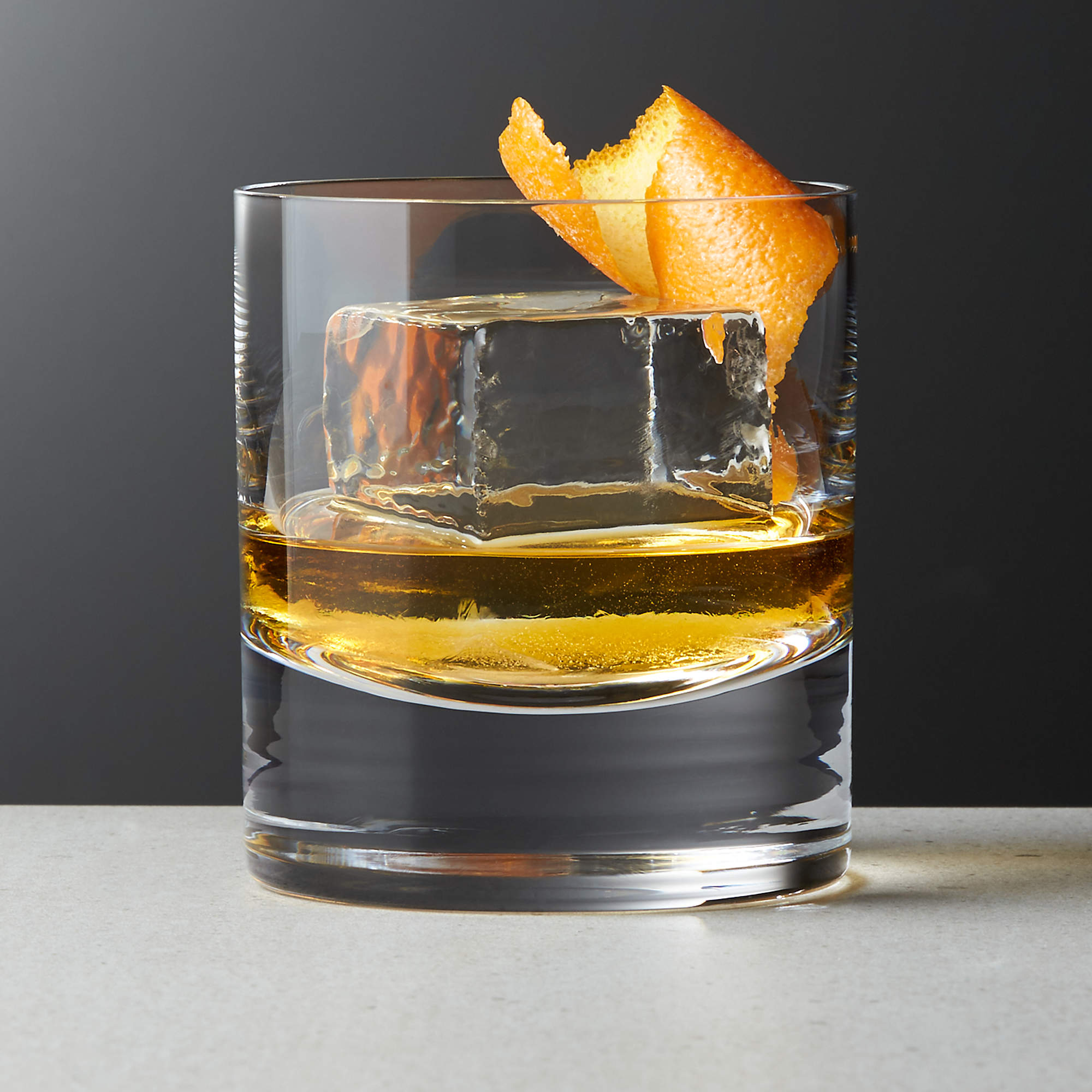 Cirque Double Old-Fashioned Glass + Reviews | CB2