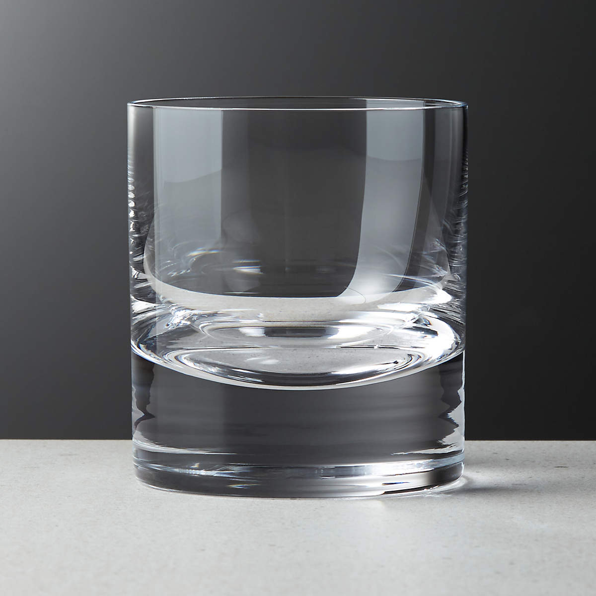 Cirque Double Old-Fashioned Glass + Reviews | CB2