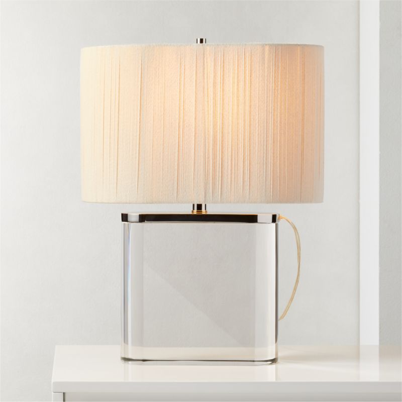 Clair Crystal Base Table Lamp - image 0 of 9