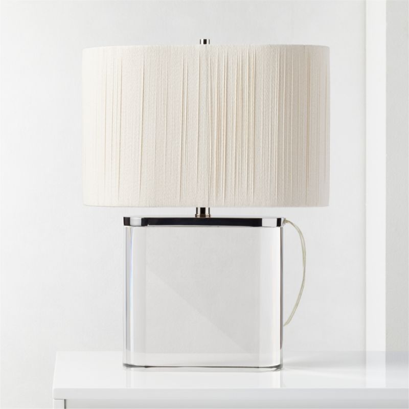 Clair Crystal Base Table Lamp - image 2 of 9