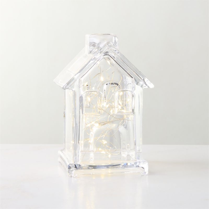 Clara Glass Holiday House Set of 3 - image 2 of 5