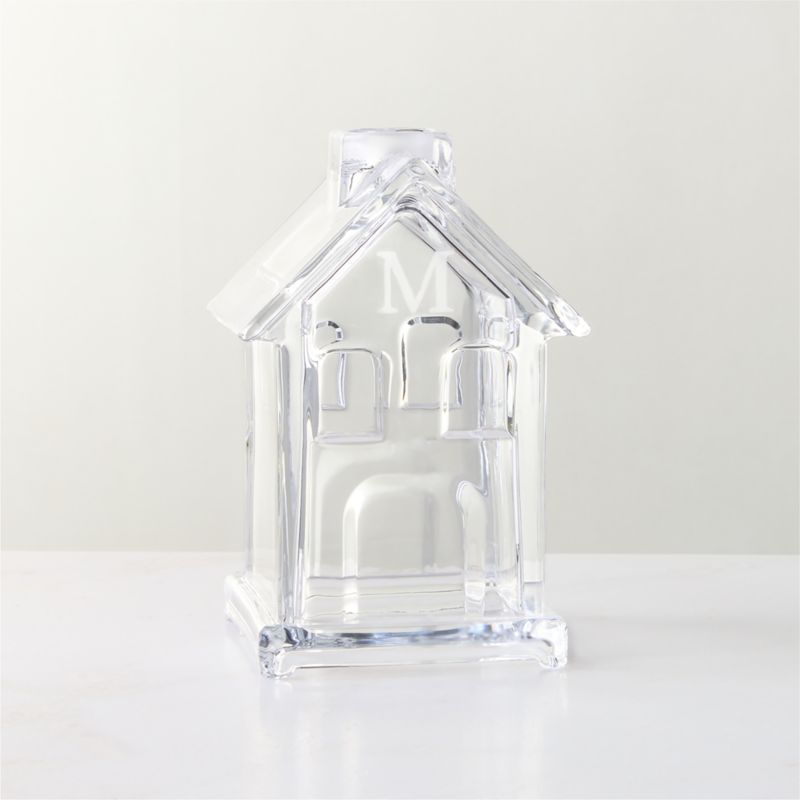 Clara Glass Cottage Holiday House 6.75" - image 2 of 5