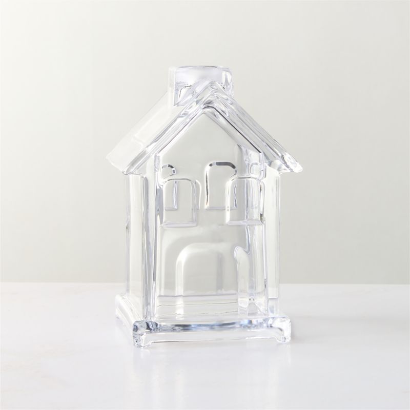 Clara Glass Cottage Holiday House 6.75" - image 3 of 5