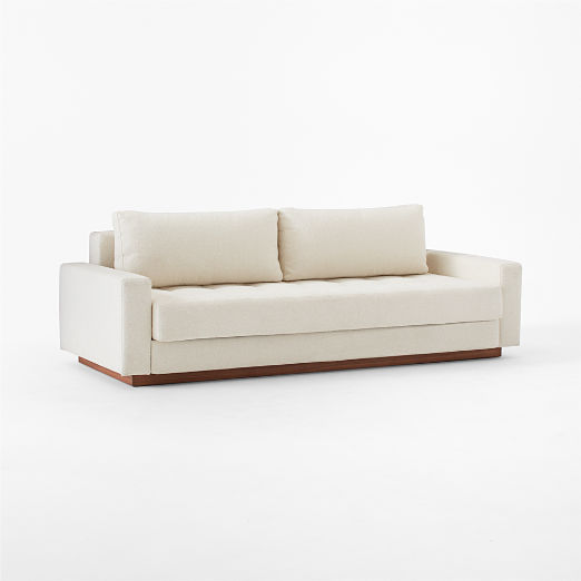 Claremont 87.75" Ivory Boucle Sleeper Sofa