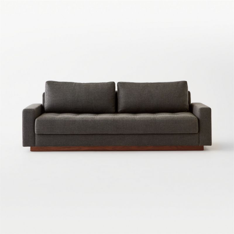 Claremont 87.75" Dark Grey Sleeper Sofa - image 3 of 8