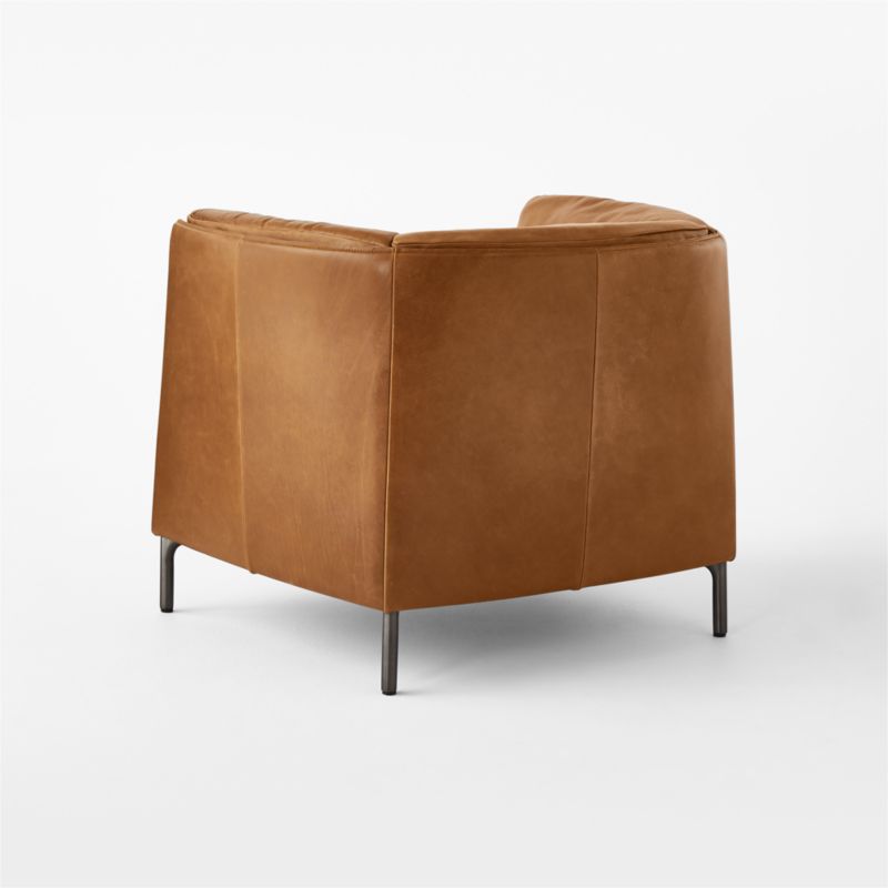 Clarendon Saddle Leather Accent Chair - image 10 of 14