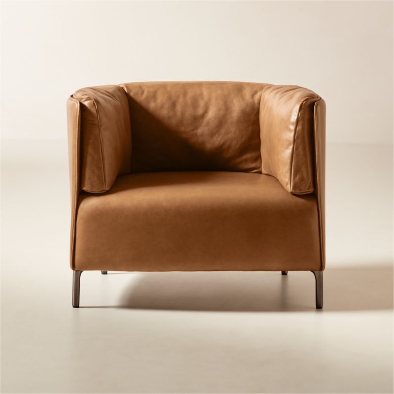 Clarendon Leather Accent Chair Bello Saddle - image 2 of 3