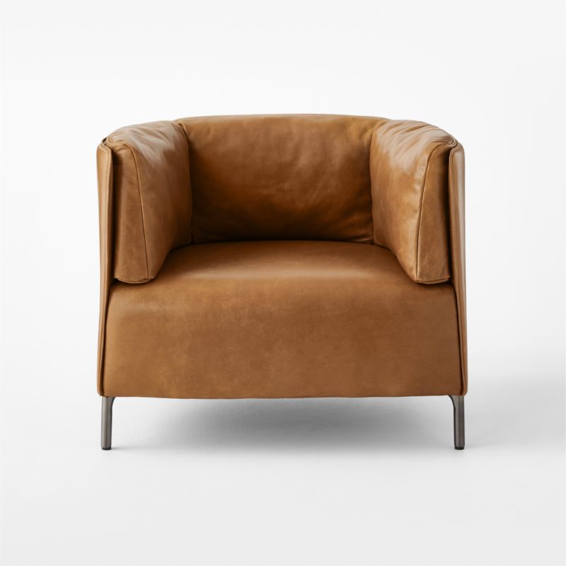 Clarendon Saddle Leather Accent Chair - image 7 of 14