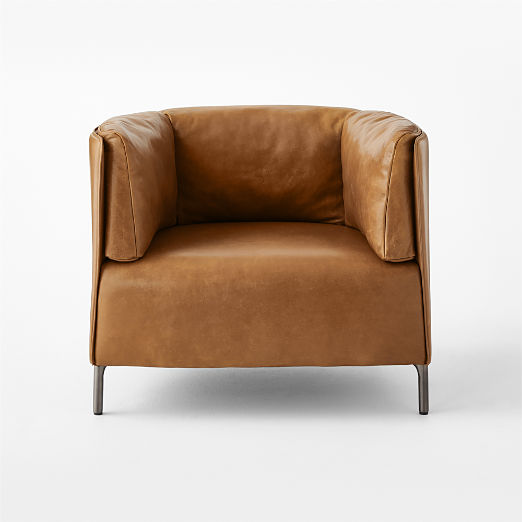 Clarendon Saddle Leather Accent Chair