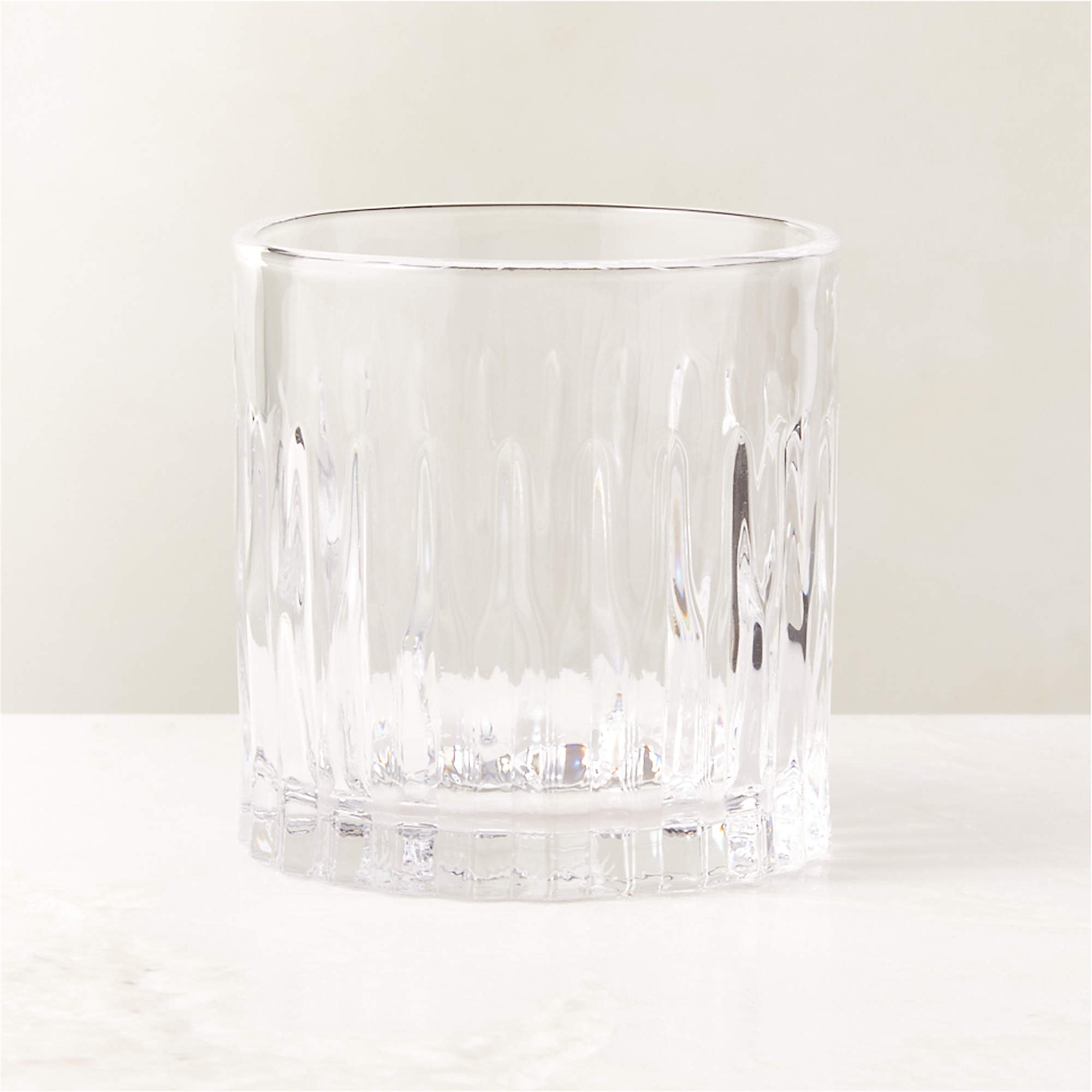Clarion Modern Double OldFashioned Glass + Reviews CB2 Canada