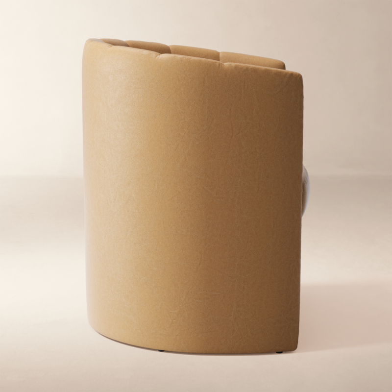 Clark Leather Dining Chair Bello Saddle - image 3 of 5