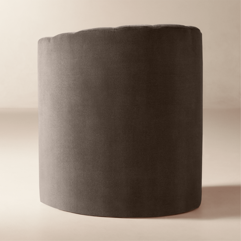 Clark Mink Faux Mohair Dining Armchair - image 5 of 9