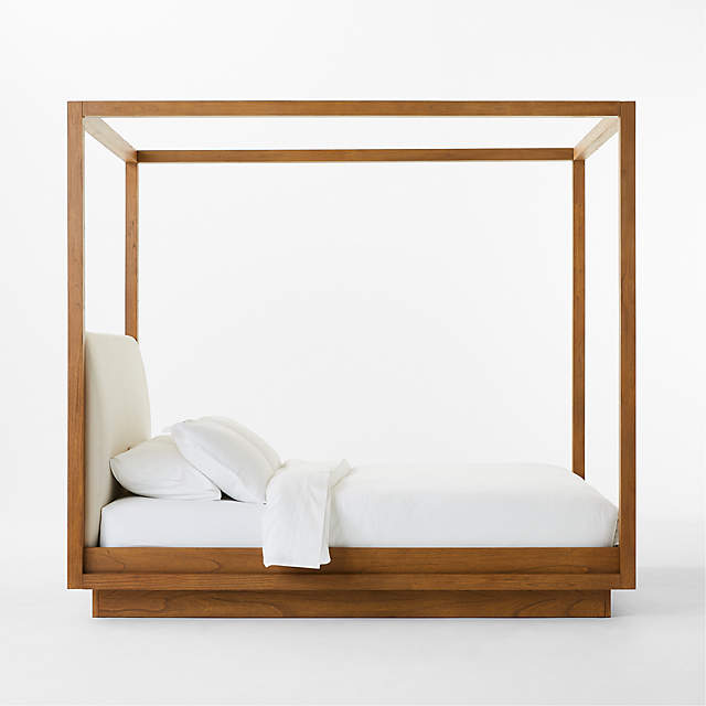 Cb2 four poster deals bed