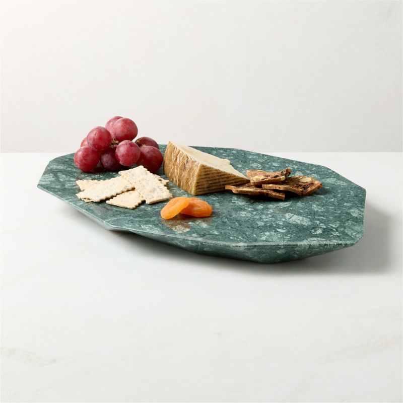 View Cliff Green Marble Serving Platter details