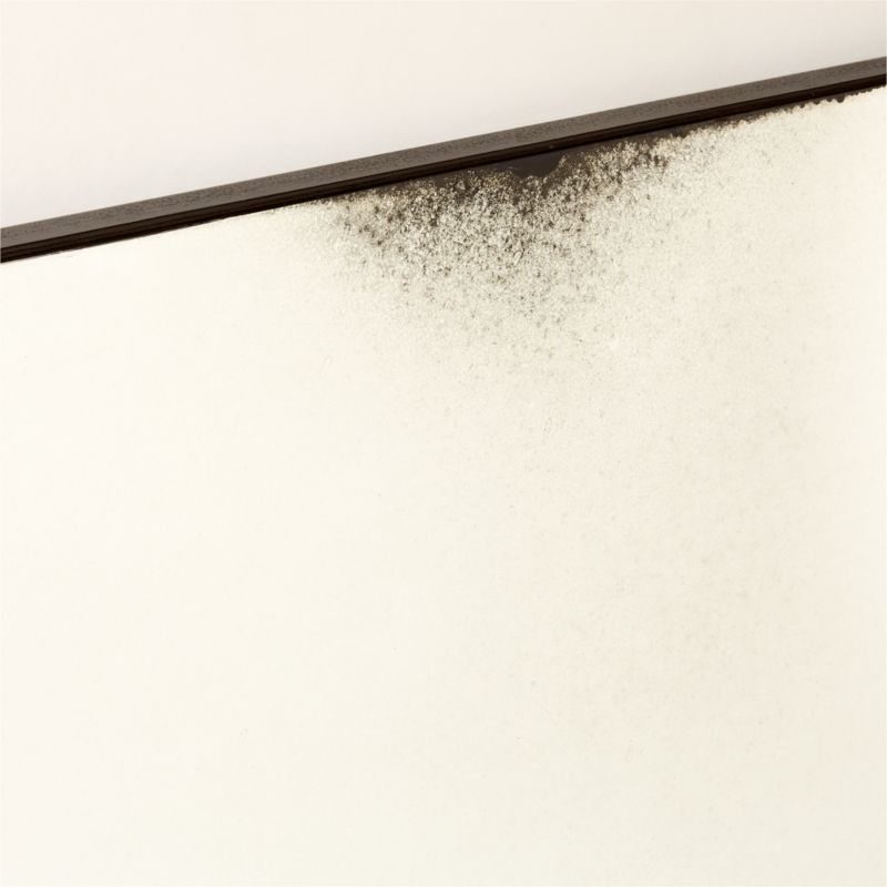 Clooney Antiqued Black Full-Length Floor Mirror 48''x72'' + Reviews | CB2