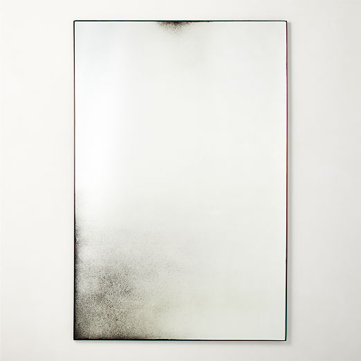 Clooney Antiqued Black Full-Length Floor Mirror 48''x72''