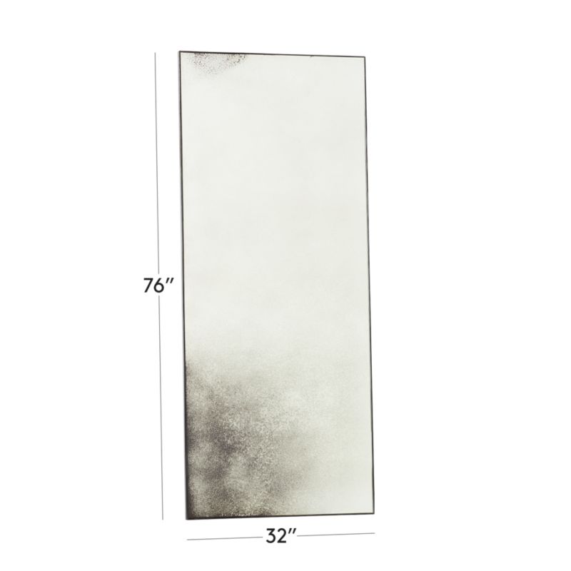 View Clooney Antiqued Full-Length Floor Mirror 32"X76" - image 2 of 6