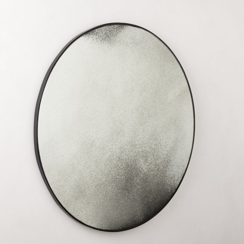 Clooney Antiqued Round Wall Mirror 36" - image 2 of 14