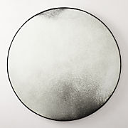Delphine Natural Jute Round Wall Mirror 48"
