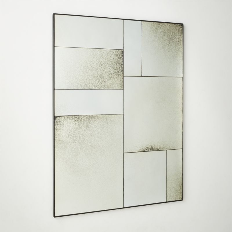 Clooney Antiqued Panel Wall Mirror 36''x48'' - image 2 of 6