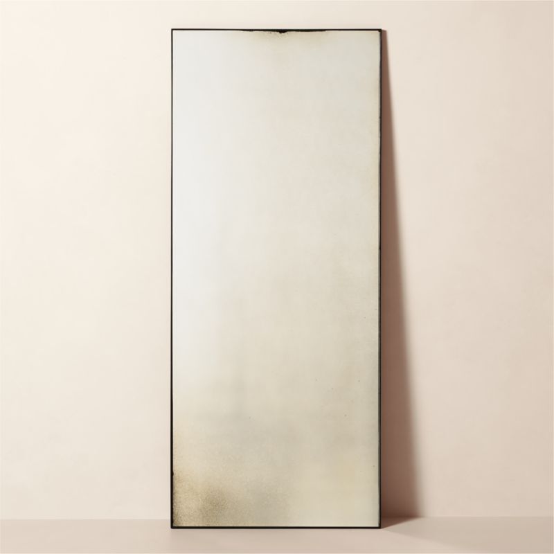 Viewing product image Clooney Antiqued Full-Length Floor Mirror 32"X76" - image 1 of 5