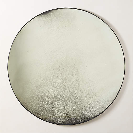 Clooney Antiqued Round Wall Mirror 48"