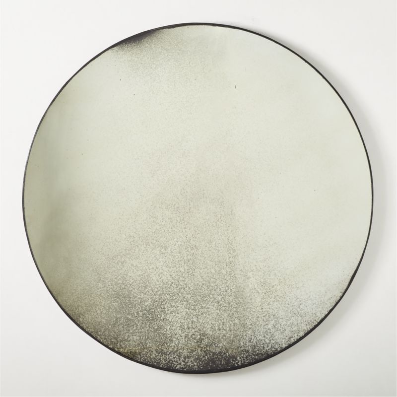 Clooney Antiqued Round Wall Mirror 48" - image 0 of 8