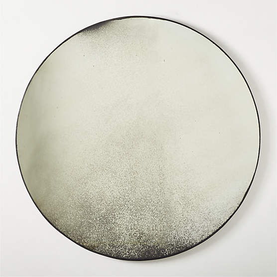 Clooney Antiqued Round Wall Mirror 48"