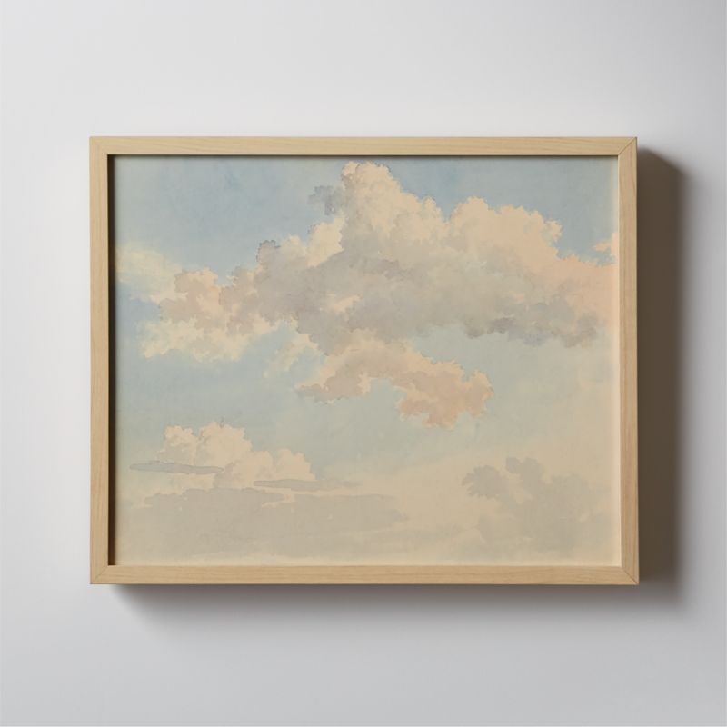 'Clouds Against Blue Sky' Framed Acrylic Painting by Abraham Teerlink 20''X16'' - image 0 of 4