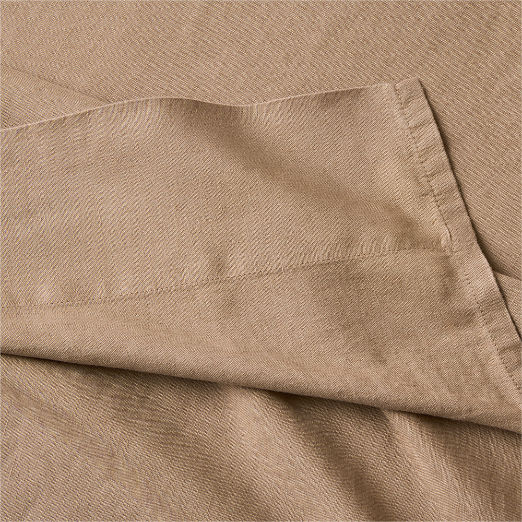 Classic European Linen Cocoa Brown Sheet Set