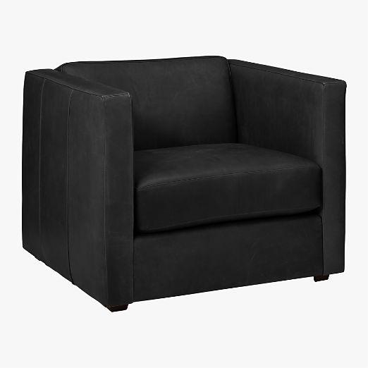 Club Leather Lounge Chair