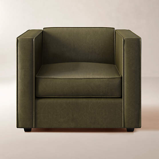Club Leather Lounge Chair
