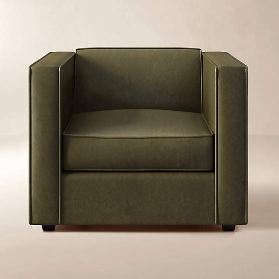 Club Leather Lounge Chair