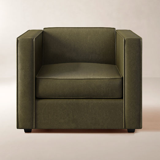 Club Leather Lounge Chair
