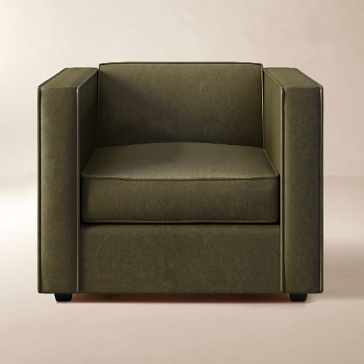 Club Leather Lounge Chair