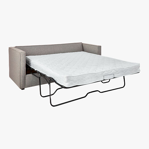Club 78" Grey Fabric 2-Seat Sleeper Sofa