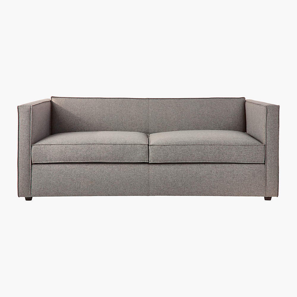 Club Modern Grey Sleeper Sofa Queen