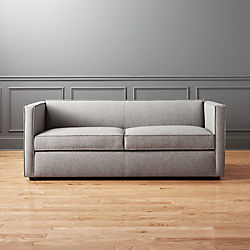 Modern Sofas Couches And Loveseats Cb2 Club Queen Sleeper Sofa